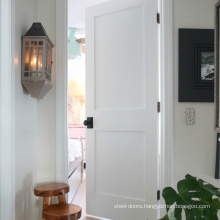 White interior wooden 2 panel shaker door